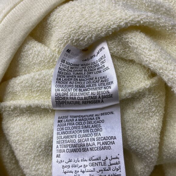 Inc International Concept X-Small Crop Sweatshirt Stretch Long Sleeve Round Neck - Picture 8 of 8